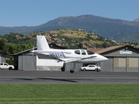 N52TH @ SZP - 1999 Hastings Cirrus Design VK-30, Continental IO-550 300 Hp pusher. Cirrus Design sold 34 VK-30 kits, this is first one completed, flying after 9 year build. Ten are flying. Trailing link retract. gear. Landing Rwy 04. See aloft in DVD 'One Six Right. - by Doug Robertson