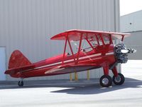 N61445 @ KCNO - Boeing (Stearman) B75 Kaydet at the Planes of Fame Air Museum, Chino CA