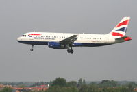 G-EUYJ @ EBBR - Flight BA392 is descending to RWY 25L