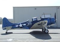 N670AM @ KCNO - Douglas SBD-5 Dauntless at the Planes of Fame Air Museum, Chino CA - by Ingo Warnecke