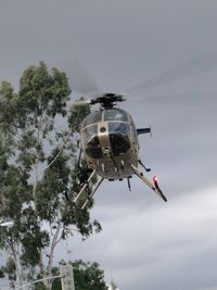 N108PP - Shows over and she's heading out to go home. Had to go straight up and avoid light poles before leaving the area - by Helicopterfriend