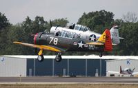 N7095C @ PTK - T-6s departing