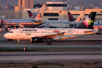 XA-VOG @ LAX - Volaris Galia XA-VOG exiting RWY 25L after landing.