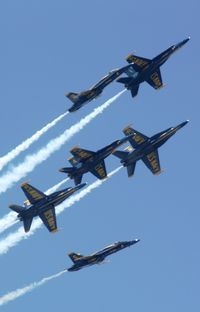 163705 - Blue Angels - 2010 National Cherry Festival Air Show - by Mel II