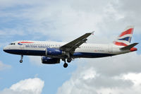 G-EUUG @ EGLL - On approach for r/w 27L