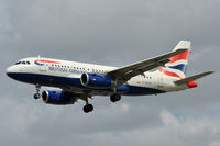 G-EUOE @ EGLL - On approach to r/w 27L