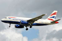 G-EUPN @ EGLL - On approach to r/w 27L