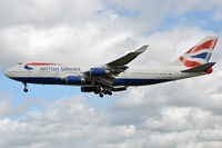 G-CIVA @ EGLL - On approach to r/w 27L