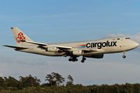 LX-YCV @ ELLX - short final RW24 - by Friedrich Becker