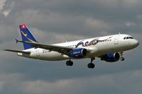 HB-JIX @ LSZH - on final RW14 - by Friedrich Becker
