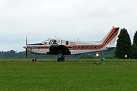 G-BFDK @ EGBP - Piper PA-28-161 Warrior II [28-7816010] Kemble~G 02/07/2005 - by Ray Barber