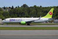 VQ-BKW @ KBFI - 737-8ZS for S7/Sibir Airlines seen in the ONE WORLD alliance color scheme - by Joe G. Walker