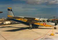 9H-ACU @ LMML - Islander 9H-ACU Armed Forces of Malta - by raymond