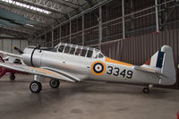 G-BYNF @ EGSU - In restoration Hangar