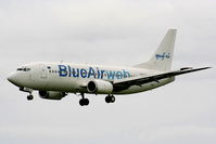 YR-BAC @ EIDW - BlueAir - by Chris Hall