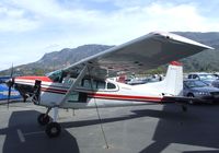 N714FP @ SZP - Cessna A185F Skywagon II at the Santa Paula airport during the Aviation Museum of Santa Paula open Sunday - by Ingo Warnecke