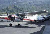 N714FP @ SZP - Cessna A185F Skywagon II at the Santa Paula airport during the Aviation Museum of Santa Paula open Sunday - by Ingo Warnecke