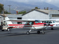 N714HH @ SZP - Cessna 150M at Santa Paula airport during the Aviation Museum of Santa Paula open Sunday - by Ingo Warnecke