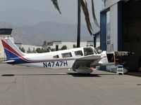 N4747H @ POC - Being worked on at Nostalia Air - by Helicopterfriend