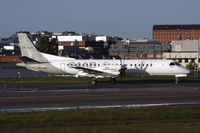 SE-LRA @ ESSB - Lining up runway 30 in the late evening light.