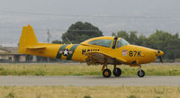 N5287K @ KCNO - Landing at Chino - by Todd Royer