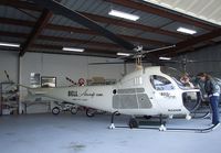 N2476B @ SZP - Bell 47H-1 at Santa Paula airport during the Aviation Museum of Santa Paula open Sunday - by Ingo Warnecke