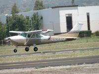 N52314 @ POC - Lifting off from runway 26L and heading westbound - by Helicopterfriend