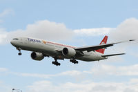 TC-JJC @ EGLL - Landing 27L at EGLL - by Noel Kearney