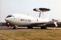LX-N90449 @ EGVA - E-3A Sentry of the NATO Airborne Early Warning Force on display at the 1996 Royal Intnl Air Tattoo at RAF Fairford. - by Peter Nicholson