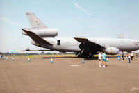 85-0034 @ EGVA - KC-10A Extender of the 305th Air Mobility Wing on display at the 1996 Royal Intnl Air Tattoo at RAF Fairford. - by Peter Nicholson