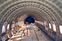 TU-TCB - ex Air Afrique  DC-8 , cabin, will be rebuilt as a pancake house - by Henk Geerlings