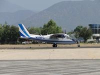 N28FG @ POC - Taxiing down taxiway Sierra to runway 26L for take off and patrol - by Helicopterfriend