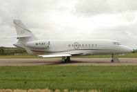 M-YJET @ EGGW - 2008 Dassault Falcon 2000EX EASy, c/n: 148 at Luton