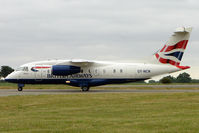 OY-NCN @ EGGW - Sun Air charter with 2001 Fairchild Dornier 328-310 JET, c/n: 3193 at Luton
