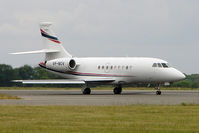 VP-BCV @ EGGW - 2002 Dassault Falcon 2000, c/n: 187 at Luton - by Terry Fletcher