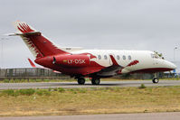 LY-DSK @ EGGW - Attractive  , Lithuanian registered ,  Raytheon Hawker 850XP, c/n: 258811 at Luton