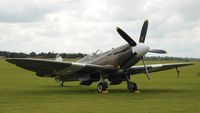 F-AZJS @ EGSU - 3. PS890 (Spitfire Warbird) at Duxford's wonderful Battle of Britain Air Display 2010