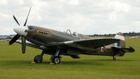 F-AZJS @ EGSU - 1. PS890 (Spitfire Warbird) at Duxford's wonderful Battle of Britain Air Display 2010 - by Eric.Fishwick