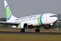 PH-HSC @ EHAM - Rwy 18R arrival, Special livery - by Jeroen Stroes