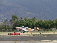 N815Q @ POC - Lifting off runway 26L at taxiway Cocco - by Helicopterfriend