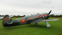 G-OYAK @ EGMJ - 2. YAK C11 - at Little Gransden Air Show August 2010 