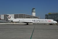 YR-HBE @ LOWW - Medallion Air MD80 - by Dietmar Schreiber - VAP