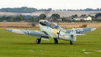 G-BWUE @ EGSU - 5. G-BWUE Buchon HA-1112 at Duxford's Spring Air Show, May 2011 - by Eric.Fishwick