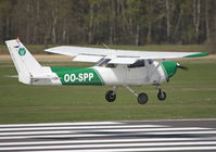 OO-SPP @ EBSP - Over the keynotes, about to touchdown on rwy 05.