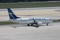 C-FKWS @ TPA - West Jet 737 - by Florida Metal