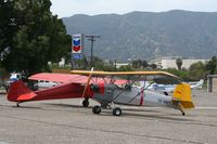 N1936 @ KAJO - Parked with Taylorcraft NC27598 at the East end of the field. - by Nick Taylor Photography