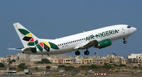 5N-VNF @ LMML - Air Nigeria - by frankiezahra