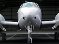 F-GKSS @ LFRM - F-GKSS' big nose as she sits in front of hangar 'Kilo' - by A Marignier