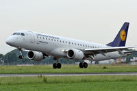 D-AECA @ LOWL - Lufthansa CityLine Embraer ERJ-190-100LR landing in LOWL/LNZ