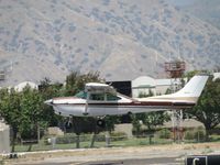 N6114S @ POC - Taking off westbound from runway 26L - by Helicopterfriend